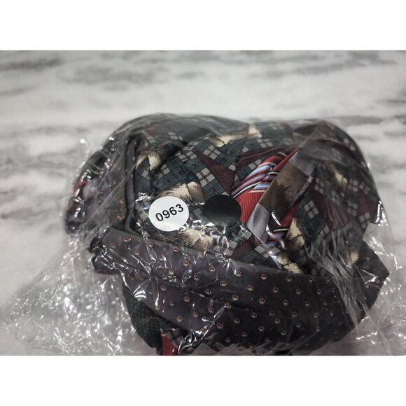 Bulk Neck Tie Lot 4, 10 Men's Ties Bundle, Assorted Patterns, Wholesale Tie Pack - Picture 8 of 8